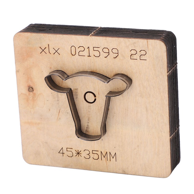 Leather Cutting Mold Bull Head Shape Small Deformation Alloy Steel