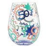 Enesco Designs by Lolita 50 and Fierce Hand-Painted Artisan Stemless