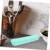 Sosoport 4pcs Portable Tableware Storage Box Lightweight Cutlery Case with