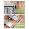 Toaster 4 Slice, Extra Wide Slots, Stainless Steel with High