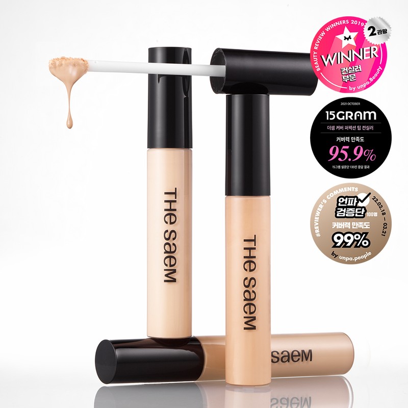 THE SAEM Cover Perfection Tip Concealer 9.5g - Peach Beige