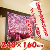 next.design Tapestry, Extra Large, Cherry Blossoms, Cherry Blossom Viewing, Night