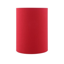 Aspen Creative 31306 Contemporary Drum (Cylinder) Shaped Spider Construction Lamp Shade in Imperial Red, 8" wide (8" x 8" x 11")
