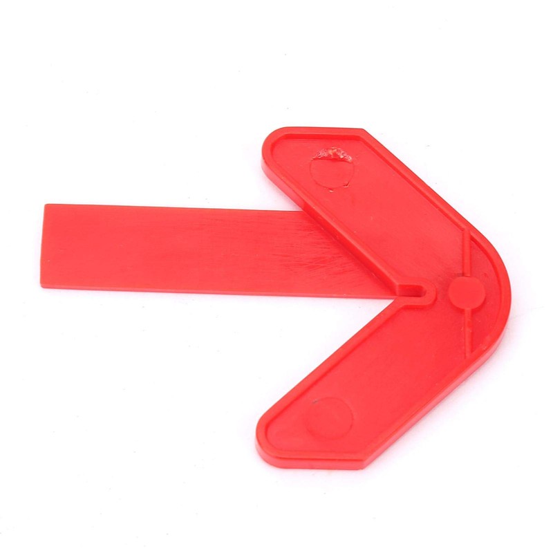 Weiyiroty Plastic Centre Finder, Red Circular Center Point Finder, 4cm