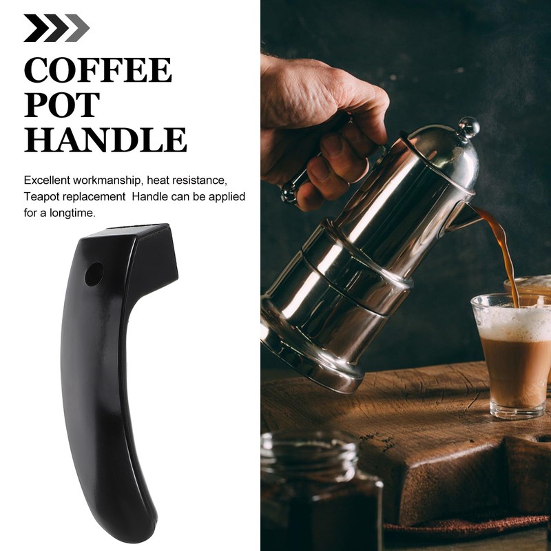 TOYANDONA Manico di ricambio per caffettiera e bollitore in bachelite