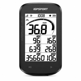iGPSPORT BSC100MAX Cycle Computer 3.0-Inch GPS Cycling Computer, Bluetooth 5.0 Compatible, Smart Reminder, Smart Light Integration, IPX7 Waterproof, 40 Hours, Strava Sync, Type-C Fast Charging