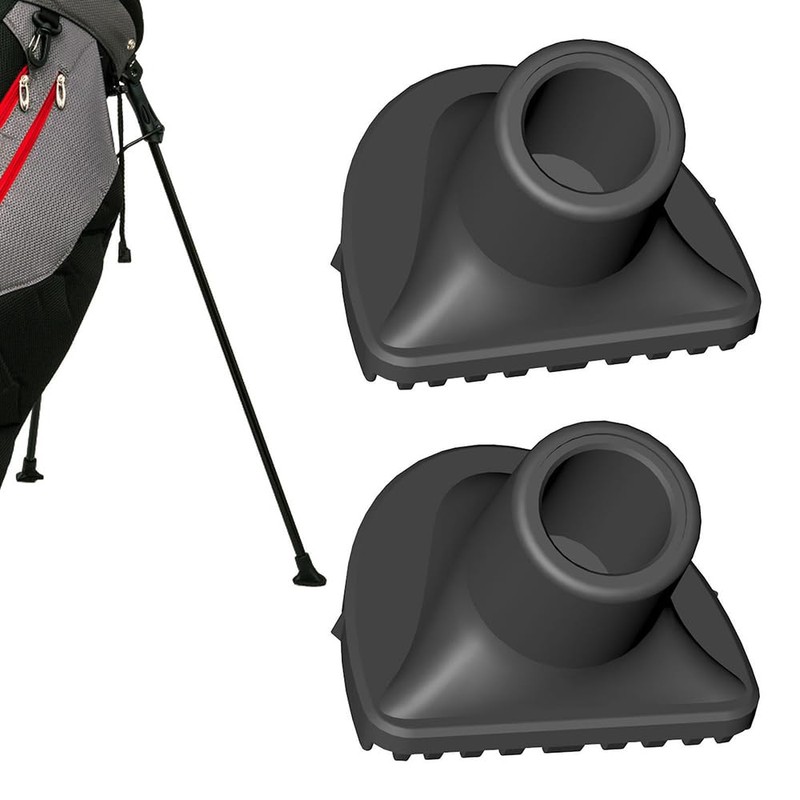 MiOYOOW 2pcs Golf Bag Stand Replacement Feet, High Stability Golf