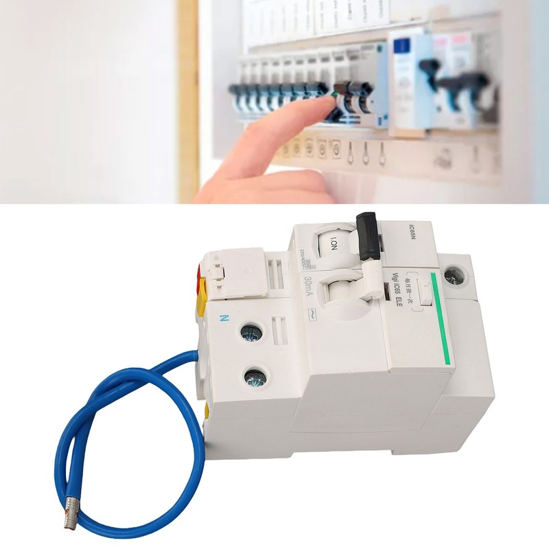 Circuit Breaker Air Switch With Leakage Protection Accessories 1P+N AC230V