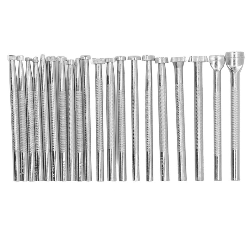 20Pcs Leather Stamping Tools Different Patterns High Hardness Anti Rust