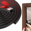 6M Self-Adhesive Door & Window Seal Strip – Hollow TPE