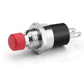 VUNIVERSUM Modellbau Premium Built-In Mini Micro Push Button Switch 12 V 120 V Momentary Push Button Switch 2 Pin Red Pack of 4