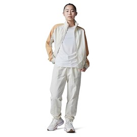 Puma CL 687709 Casual Sports Jersey Top and Bottom Set, Woven Tracksuit, Women's, 25 Spring Summer Color Alpine Snow (87), M