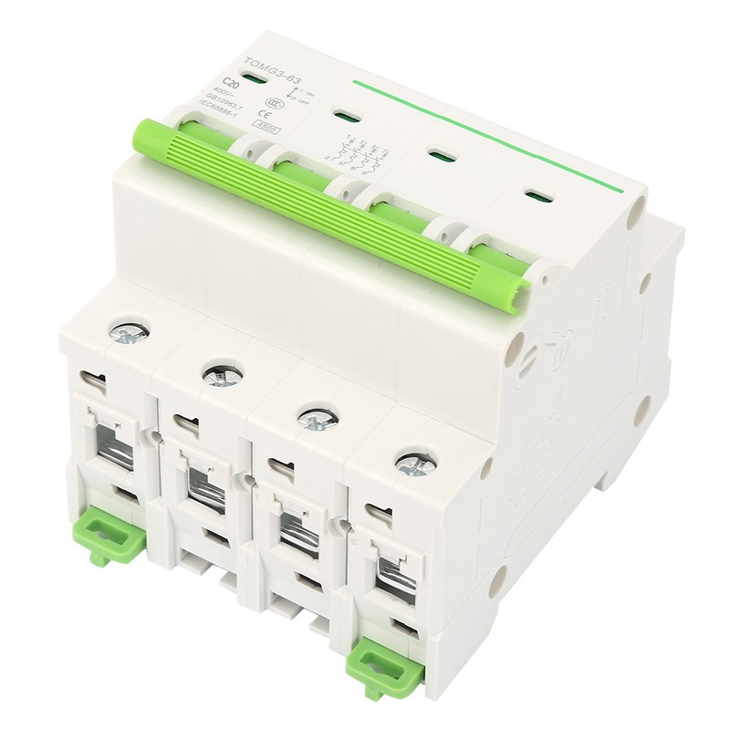 TOMG3-63 4P C type Miniature Circuit Breaker Leakage Protection Air