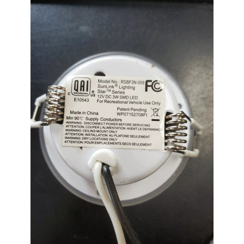 DEHCO-CEILING NEW SUNLINK CEILING CAP PUCK LIGHT 3'' FROSTED GLASS