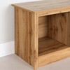 South Shore Fernley Bench with Storage, Nordik Oak