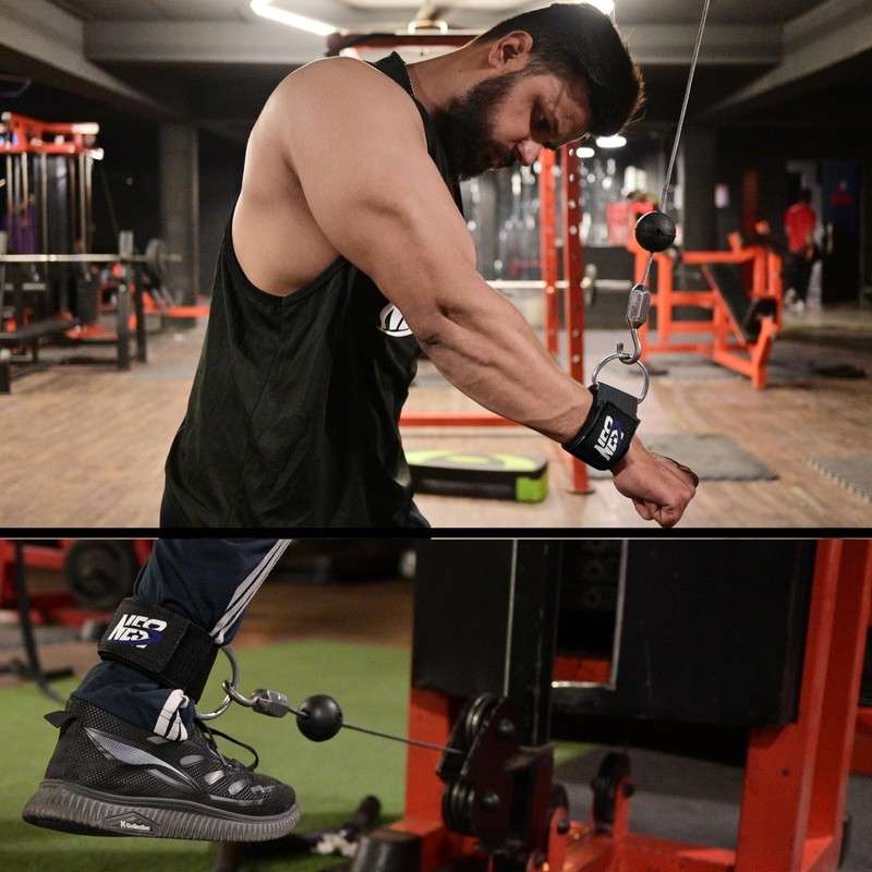 NES3 Foot Strap Cable Pull 7mm Neoprene Support 10" x