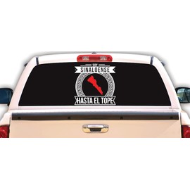 Sinaloa Stickers para Carros Sinaloense Hasta el Tope Calcomanias para Autos Sinaloa Mexico Decal for Cars and Trucks Mexican Heritage (8" x 8", Sinaloa)