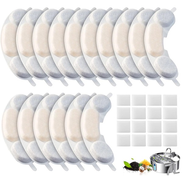 16 Pack Dog Water Replacement Filters Compatible with Smartoo 7L