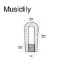 Musiclily Toggle Switch Knob Millimeter for China/Japan LP Les Paul