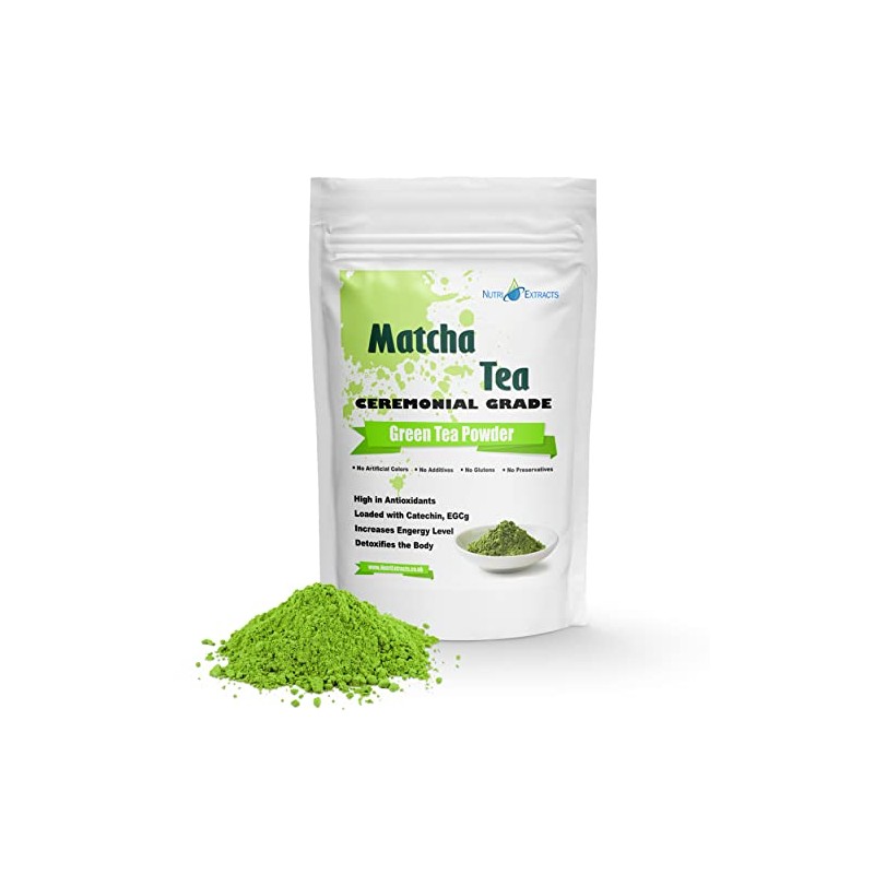 NutriExtracts Ceremonial Grade Matcha Green Tea Powder - 200g