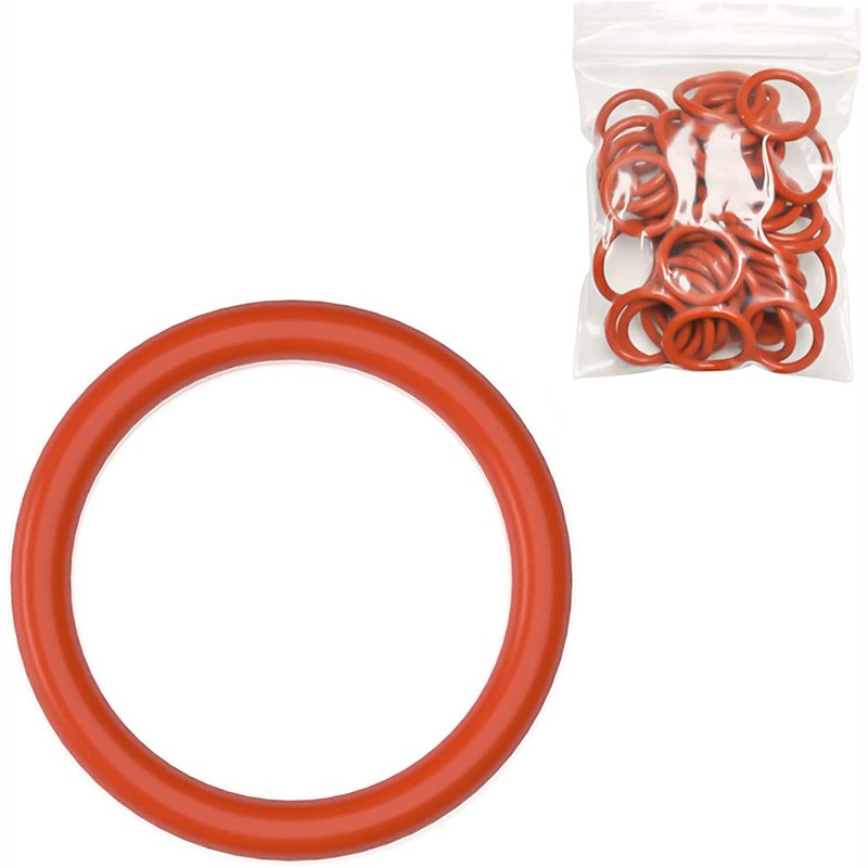 ANCLLO 50 Pack Oil Drain Plug O-Ring #11105 (Orange Color)