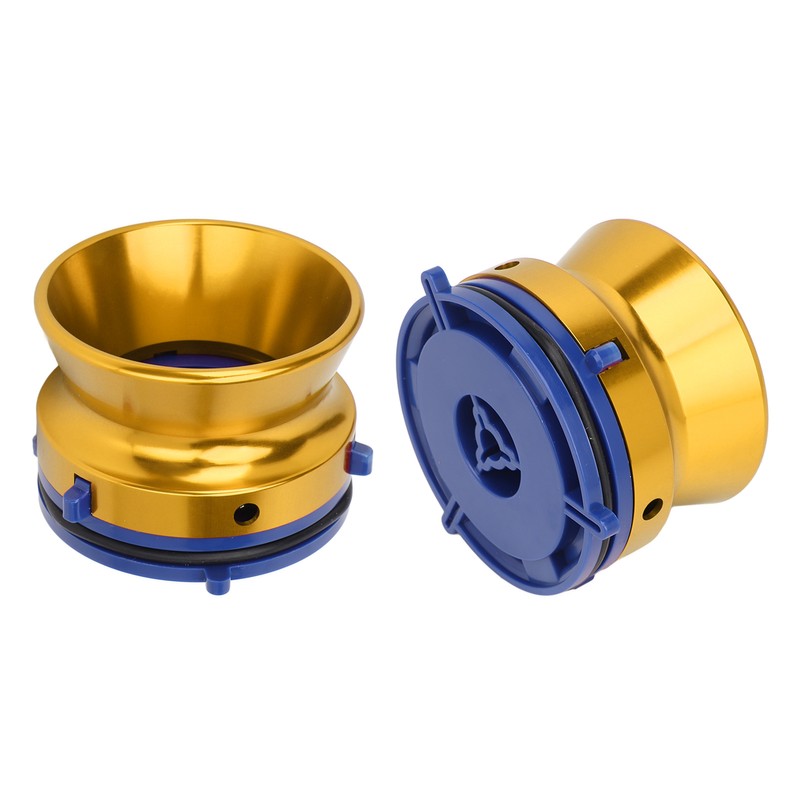 1 Pair NAB Hub Adapters Polished Aluminum Alloy Universal Loading