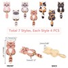 PH PandaHall 28 Pieces 7 Colours Enamel Cat Pendant with