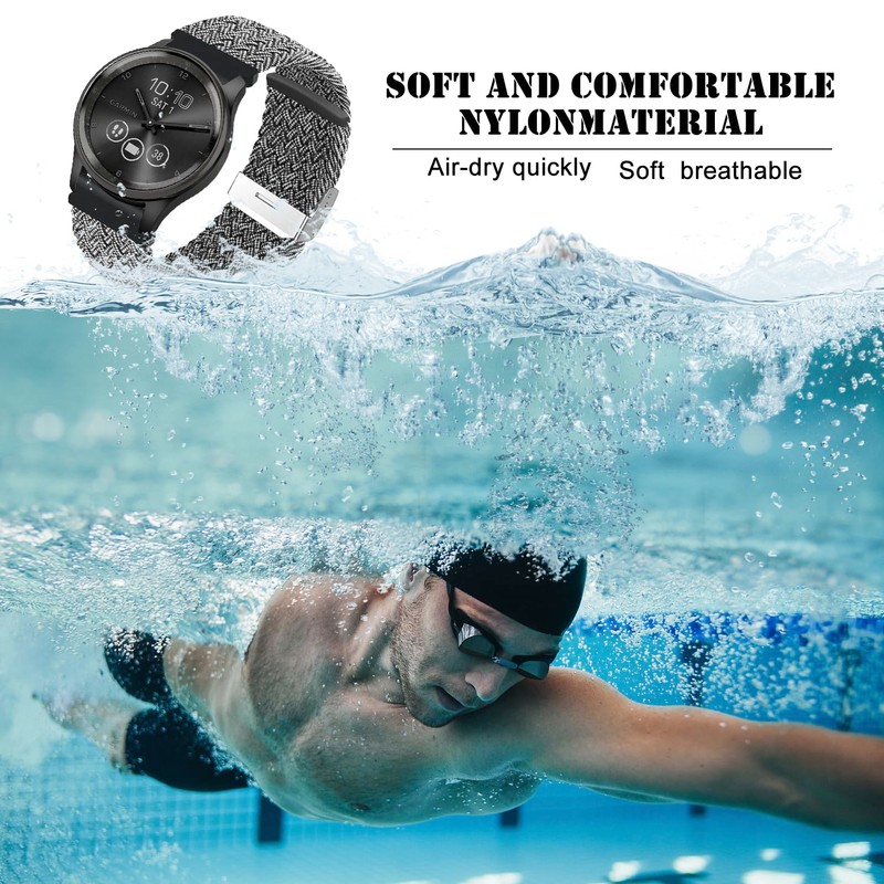 Niboow 20mm Strap for Garmin Venu Sq 2/Venu Sq 2