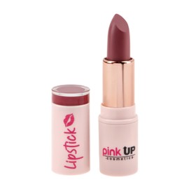 PINK UP | Lipstick | Labial matte de larga duración | Maquillaje | Labial | Acabado matte que brinda una textura muy suave | No reseca | Color intenso de larga duración | Color Brunette | Modelo PKLP09