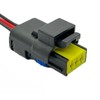 FUEL RAIL PRESSURE SENSOR WIRING LOOM CONNECTOR 3 PIN FOR