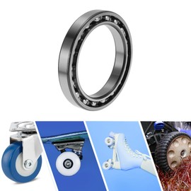 X AUTOHAUX 6918 Deep Groove Ball Bearings 3.54" ID 4.92" OD 0.71" W P4 Open Type Lubricated Bearings 1 Pcs Car Scooter Skateboard Wheel Universal Silver Tone