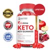 Justified Laboratories (3 Pack) Lifetime Keto ACV Gummies Advanced Formula