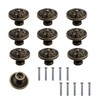 Vintage Knobs Retro Chic Round Knobs,10Pcs Retro Round Drawer Pull