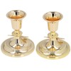 2Pcs Metal Candle Stand Good Stability Multifunctional European Simple Candle