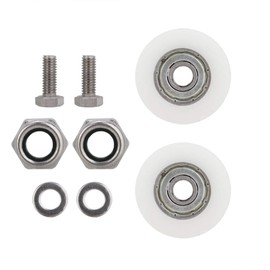 Tbest Door Wheels Roller, 30Mm Greenhouse Door Rollers Wheels For Greenhouse Door, Greenhouse Door Rollers 30Mm Diameter Elite Greenhouse Door Wheels Replacement Kit