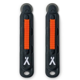 Bear Grylls Micro Sparker Fire Starter 2 Pack - Easy to Use, One Handed, Ultralight, Rubber Grip, Compact