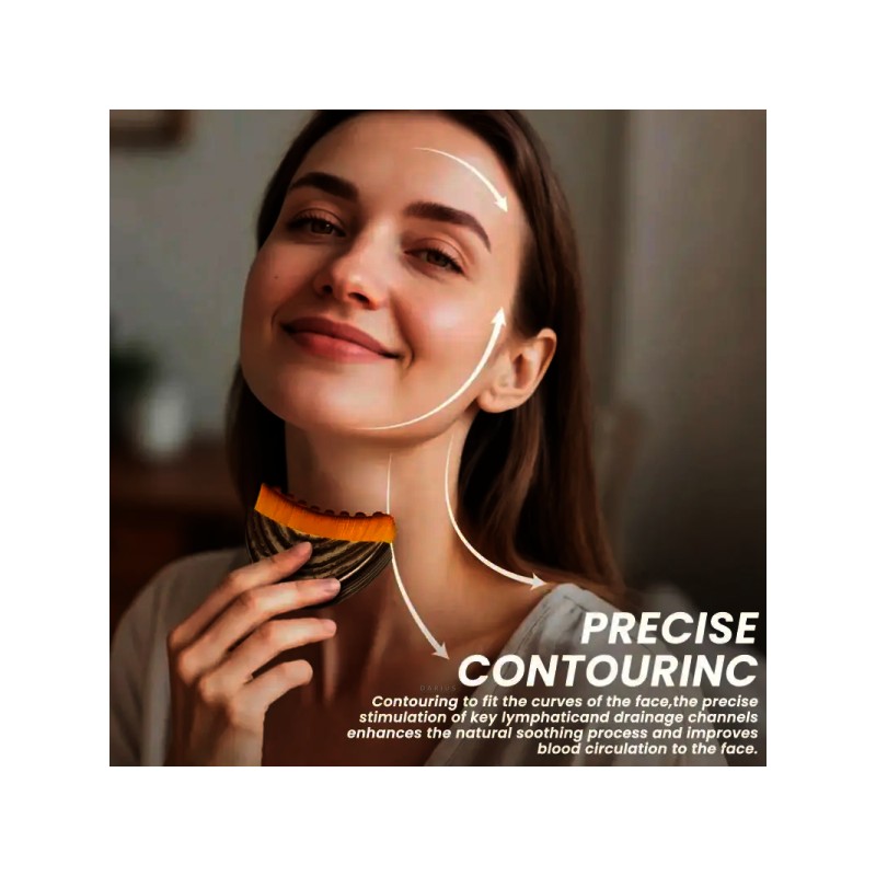 Face/Lymphatic/Circulation/Promotes/Massager/Brush/Ergonomic Design/Precision/Skin Care