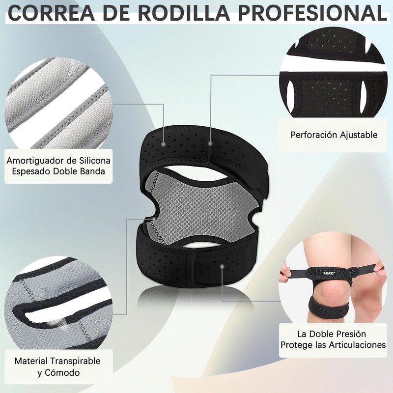 Lmkb 2 Piezas Rodilleras Deportivas para Proteger la Banda Rotuliana