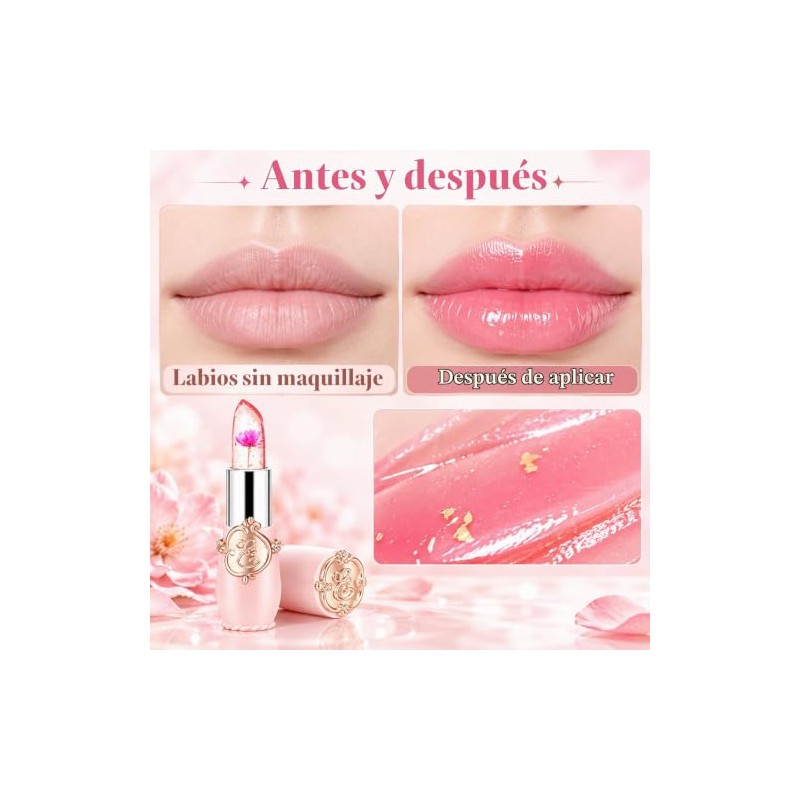 FirstFly - Juego de 6 lápices labiales nutritivos de larga