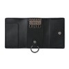 Coach F78675 QB/Charcoal QBO4G Key Case with Box and Shopper,