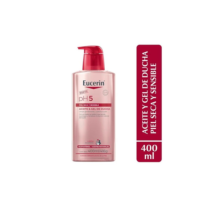 EUCERIN pH5 Aceite & Gel de ducha 400ml, Para Piel
