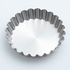 Suncraft PP-637 Tart Mold, Round Wavy Shape, 3.1 inches (8