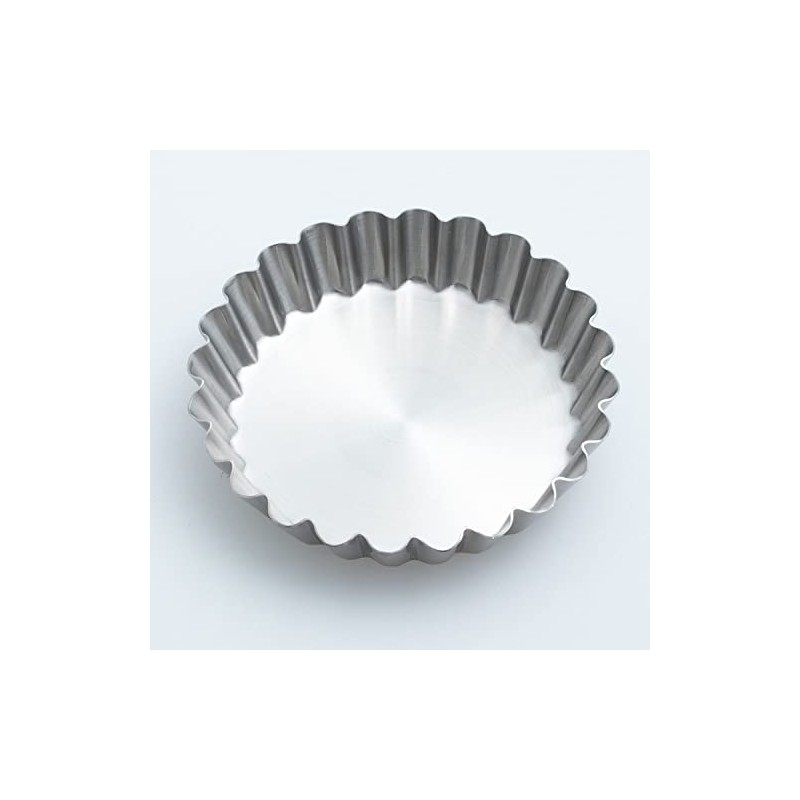 Suncraft PP-637 Tart Mold, Round Wavy Shape, 3.1 inches (8
