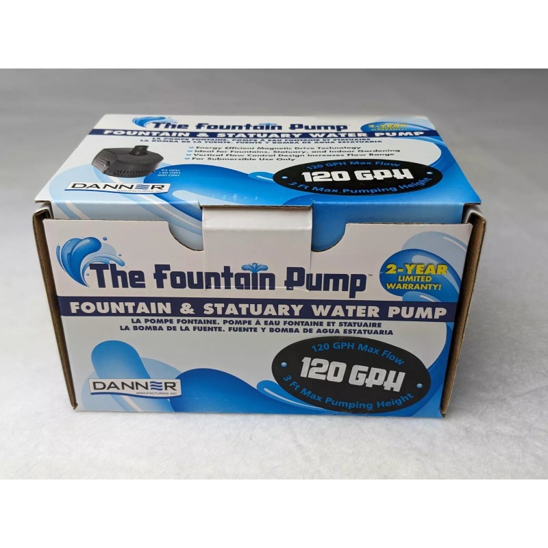 Danner 120 GPH Submersible Fountain Pump by Danner Manufacturing -