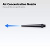 FIRSTINFO A1858R 5-Piece Multi-Purpose Nozzle Set for FIRSTINFO 2-Way Air