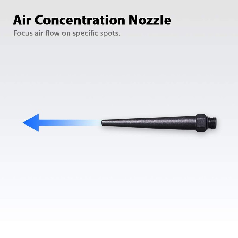 FIRSTINFO A1858R 5-Piece Multi-Purpose Nozzle Set for FIRSTINFO 2-Way Air