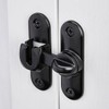 Wocoe 90/180° Barn Door Latches，Right Angle Door Lock,Zinc Alloy Flip