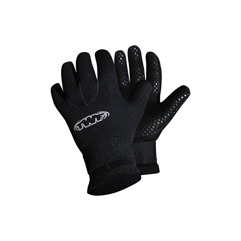 TWF 3mm Gloves - Black, X-Small