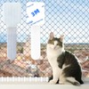 ChAusa 60 pcs Sticky Hook Cat Window Guard, Window Mesh
