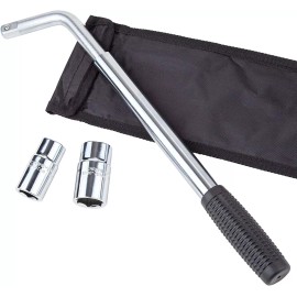 Cartman Telescoping Lug Wrench CR-V Sockets 17/19, 21/22mm